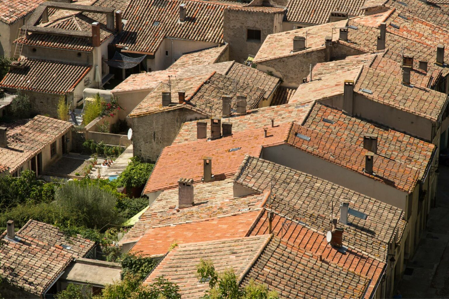 Reno toiture Carcassonne vue toit